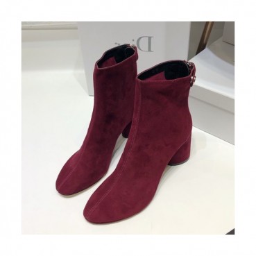 Dior 2019 Ladies Suede Middle Heel Boots - 디올 2019 여성용 스웨이드 미들힐 부츠 DIOS0130,Size(225
