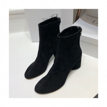 Dior 2019 Ladies Suede Middle Heel Boots - 디올 2019 여성용 스웨이드 미들힐 부츠 DIOS0129,Size(225