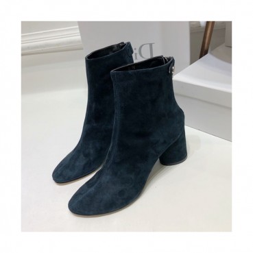 Dior 2019 Ladies Suede Middle Heel Boots - 디올 2019 여성용 스웨이드 미들힐 부츠 DIOS0128,Size(225