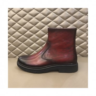 Berluti 2019 Mens Leather Boots -  벨루티 2019 남성용 레더 부츠,BERTS0055.Size(240 