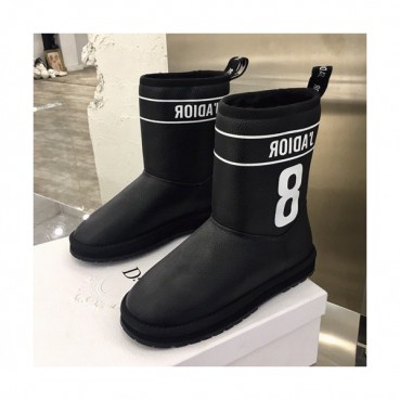 Dior 2019 Ladies Leather & Wool Boots - 디올 2019 여성용 레더&울 부츠 DIOS0126,Size(225