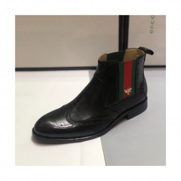Gucci 2019 Mens Leather Boots - 구찌 2019 남성용 레더 부츠 GUCS0458,Size(245