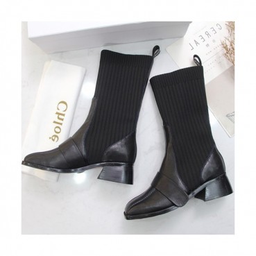 Chloe 2019 Ladies Leather Boots - 끌로에 2019 여성용 레더 부츠,CHLOS0003.Size(225 