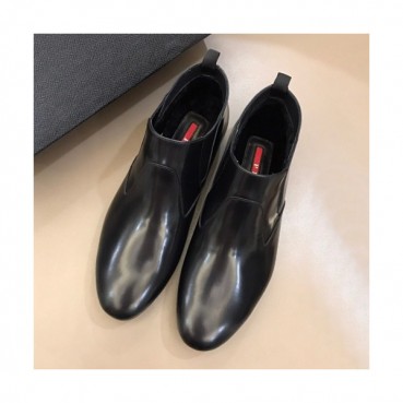 Prada 2019 Mens Leather Boots - 프라다 2019 남성용 레더 부츠,PRAS00197,Size(240 