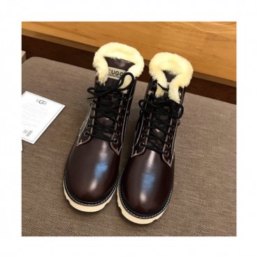 UGG 2019 Mens Leather & Wool Boots - UGG 2019 남성용 레더 & 울 부츠 UGGS0047.Size(240 