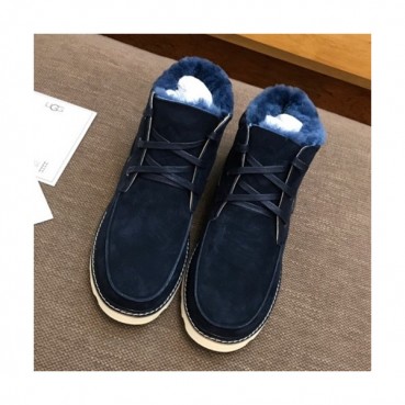 UGG 2019 Mens Leather & Wool Boots - UGG 2019 남성용 레더 & 울 부츠 UGGS0037.Size(240 