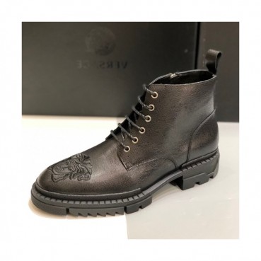 Versace 2019 Mens Leather Boots - 베르사체 2019 남성용 레더 부츠 VERS0070.Size (245 