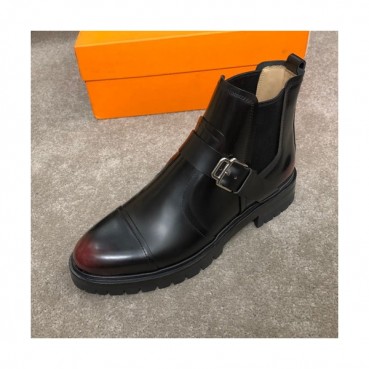 Hermes 2019 Mens Leather Boots - 에르메스 2019 남성용 레더 부츠 HERS0237.Size(245 
