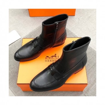 Hermes 2019 Mens Leather Boots - 에르메스 2019 남성용 레더 부츠 HERS0233.Size(240 