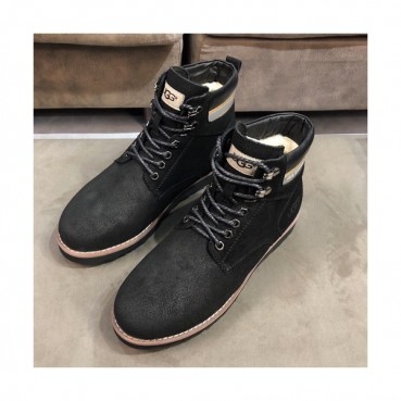 UGG 2019 Mens Leather & Wool Ankle Boots - UGG 2019 남성용 레더 & 울 앵글부츠 UGGS0015.Size(240 