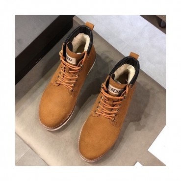 UGG 2019 Mens Leather & Wool Ankle Boots - UGG 2019 남성용 레더 & 울 앵글부츠 UGGS0009.Size(240 