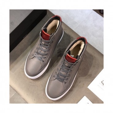 UGG 2019 Mens Leather & Wool Ankle Boots - UGG 2019 남성용 레더 & 울 앵글부츠 UGGS0004.Size(240 