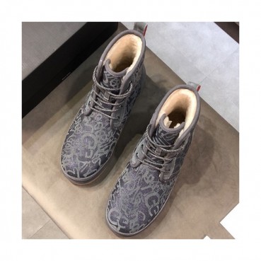 UGG 2019 Mens Leather & Wool Ankle Boots - UGG 2019 남성용 레더 & 울 앵글부츠 UGGS0002.Size(240 