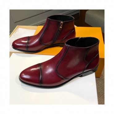 Louis vuitton 2019 Mens Leather Boots - 루이비통 2019 남성용 레더 부츠,LOUS0247,Size(240 