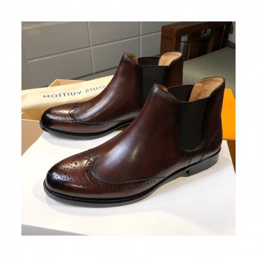 Louis vuitton 2019 Mens Leather Boots - 루이비통 2019 남성용 레더 부츠,LOUS0245,Size(240 