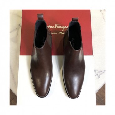 Ferragamo 2019 Mens Leather Boots - 페라가모 2019 남성용 레더 부츠,FGMS0080,Size(240 
