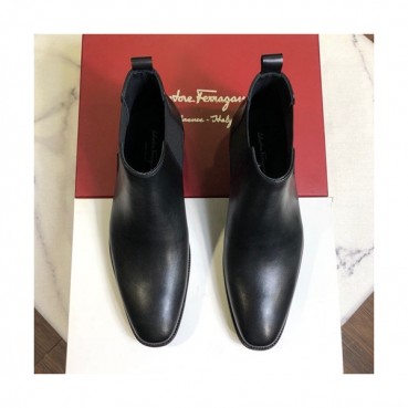 Ferragamo 2019 Mens Leather Boots - 페라가모 2019 남성용 레더 부츠,FGMS0079,Size(240 