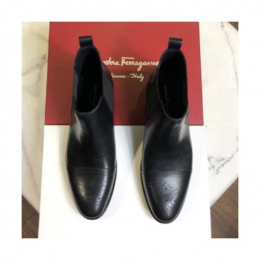 Ferragamo 2019 Mens Leather Boots - 페라가모 2019 남성용 레더 부츠,FGMS0077,Size(240 