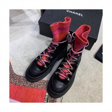 Chanel 2019 Ladies Suede & Leather Boots - 샤넬 2019 여성용 스웨이드&레더 부츠 CHAS0367,Size(225