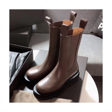 Bottega Veneta 2019 Ladies Leather Boots - 보테가베네타 2019 여성용 레더 부츠,BVS0057.Size(225 