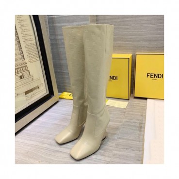 Fendi 2019 Ladies Leather High Heel Boots - 펜디 2019 여성용 레더 하이힐 부츠  FENS0104,Size(225