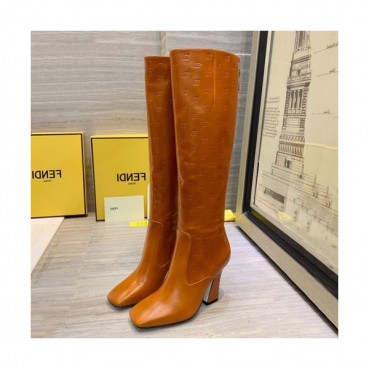 Fendi 2019 Ladies Leather High Heel Boots - 펜디 2019 여성용 레더 하이힐 부츠  FENS0103,Size(225