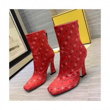 Fendi 2019 Ladies Silk High Heel Boots - 펜디 2019 여성용 실크 하이힐 부츠  FENS0101,Size(225