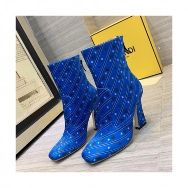 Fendi 2019 Ladies Silk High Heel Boots - 펜디 2019 여성용 실크 하이힐 부츠  FENS0100,Size(225