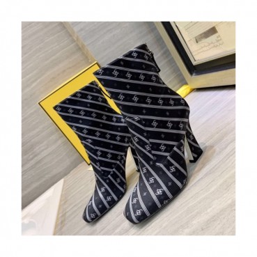 Fendi 2019 Ladies Silk High Heel Boots - 펜디 2019 여성용 실크 하이힐 부츠  FENS0098,Size(225