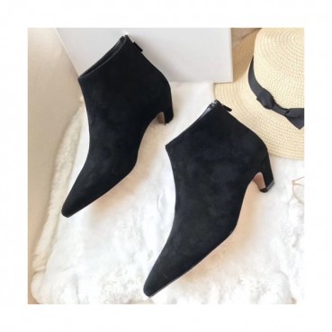 Dior 2019 Ladies Suede Middle Heel Boots - 디올 2019 여성용 스웨이드 미들힐 부츠 DIOS0082,Size(225