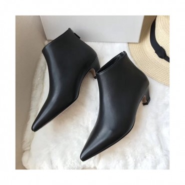Dior 2019 Ladies Leather Middle Heel Boots - 디올 2019 여성용 레더 미들힐 부츠 DIOS0081,Size(225