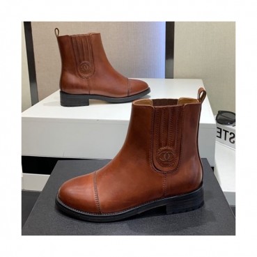 Chanel 2019 Ladies Leather Boots - 샤넬 2019 여성용 레더 부츠 CHAS0350,Size(225