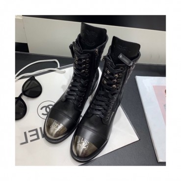 Chanel 2019 Ladies Leather Boots - 샤넬 2019 여성용 레더 부츠 CHAS0344,Size(225
