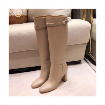 Hermes  2019 Ladies Leather High Heel Boots - 에르메스 2019 여성용 레더 하이힐 부츠 HERS0209,Size(225