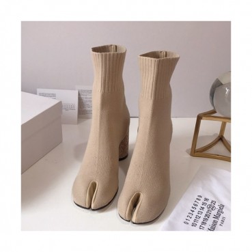 Maison Margiela 2019 Ladies Knit High Heel Boots - 메종 마르지엘라 2019 여성용 니트 하이힐 부츠 MMS0010,Size(225