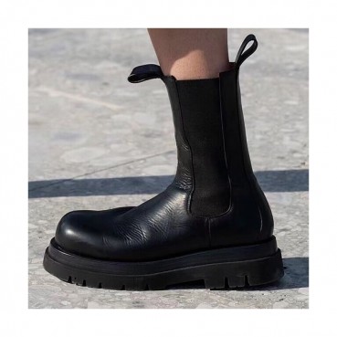 Bottega Veneta 2019 Ladies Leather Boots - 보테가베네타 2019 여성용 레더 부츠,BVS0017.Size(225 