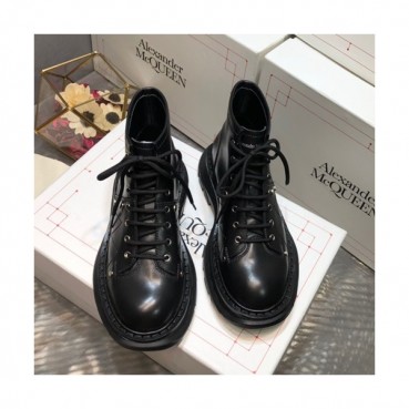Alexander McQueen 2019 Ladies Leather Boots - 알렉산더맥퀸 2019 여성용 레더 부츠,AMQS0048.Size(225 