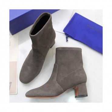 Stuart Weitzman 2019 Ladies Leather Middle Heel Boots - 슈트어트 와이츠먼 2019 여성용 레더 미들힐 부츠 STUS0025,Size(225