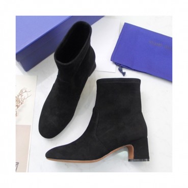 Stuart Weitzman 2019 Ladies Leather Middle Heel Boots - 슈트어트 와이츠먼 2019 여성용 레더 미들힐 부츠 STUS0024,Size(225