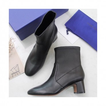 Stuart Weitzman 2019 Ladies Leather Middle Heel Boots - 슈트어트 와이츠먼 2019 여성용 레더 미들힐 부츠 STUS0023,Size(225