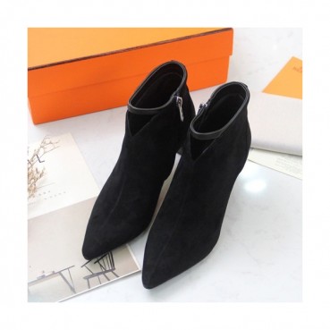 Hermes  2019 Ladies Suede  Middle Heel Boots - 에르메스 2019 여성용 스웨이드 미들힐 부츠 HERS0123,Size(225