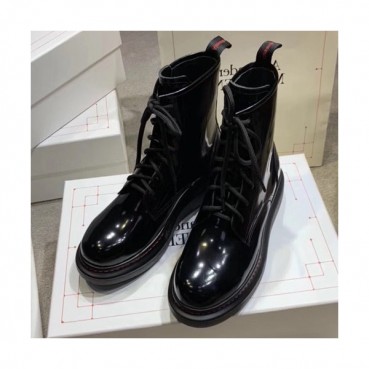 Alexander McQueen 2019 Ladies Leather Boots - 알렉산더맥퀸 2019 여성용 레더 부츠,AMQS0041.Size(225 