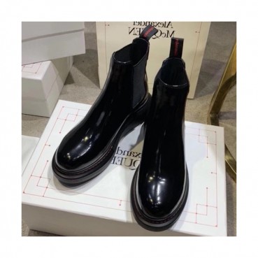 Alexander McQueen 2019 Ladies Leather Boots - 알렉산더맥퀸 2019 여성용 레더 부츠,AMQS0038.Size(225 