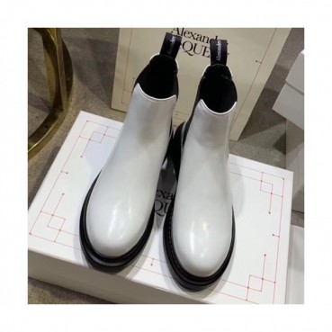 Alexander McQueen 2019 Ladies Leather Boots - 알렉산더맥퀸 2019 여성용 레더 부츠,AMQS0037.Size(225 