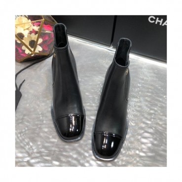 Chanel 2019 Ladies Leather Ankle Boots - 샤넬 2019 여성용 레더 앵글 부츠 CHAS0219,Size(225