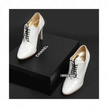 Chanel 2019 Women's CC Logo Patent Bootie - 샤넬 여성 코코 로고 페이던트 부티 Cnl0328x.Size(225 
