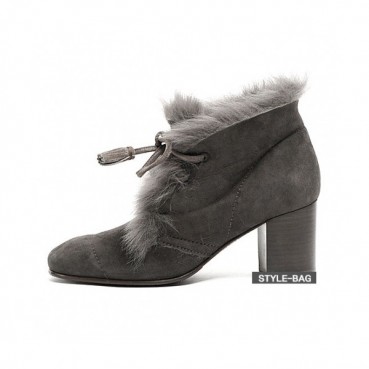 Pedro Garcia  2019 Womens Per Leather Anckle Boots - 페드로 가르시아 여성 퍼 레더 앵클 부츠 Ped001x.Size(225 