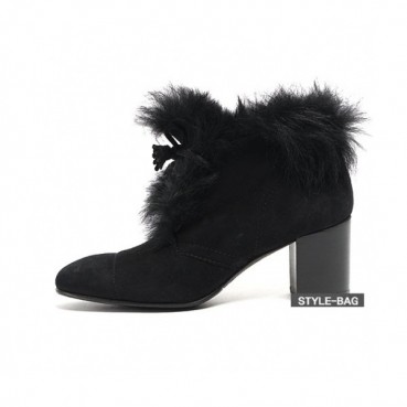 Pedro Garcia  2019 Womens Per Leather Anckle Boots - 페드로 가르시아 여성 퍼 레더 앵클 부츠 Ped002x.Size(225 