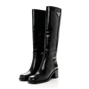 PRADA 2024 LADIES LEATHER LONG BOOTS - 프라다 여성 레더 롱부츠 PRA0521 , 사이즈 (225 