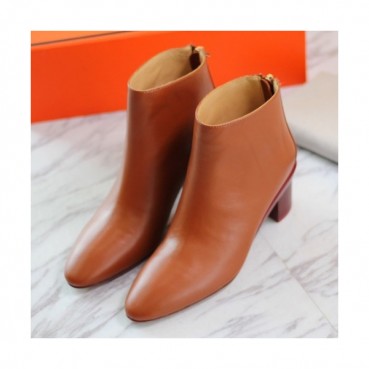 Hermes 2019 Ladies Leather Ankel Boots - 에르메스 여성 레더 앵클부츠 Her0122x.Size(225 